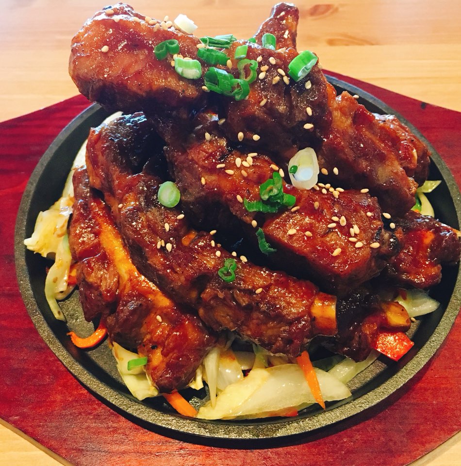C1. Sweet & Soy Pork Back Ribs  / 달콤간장등갈비 / 烤排骨